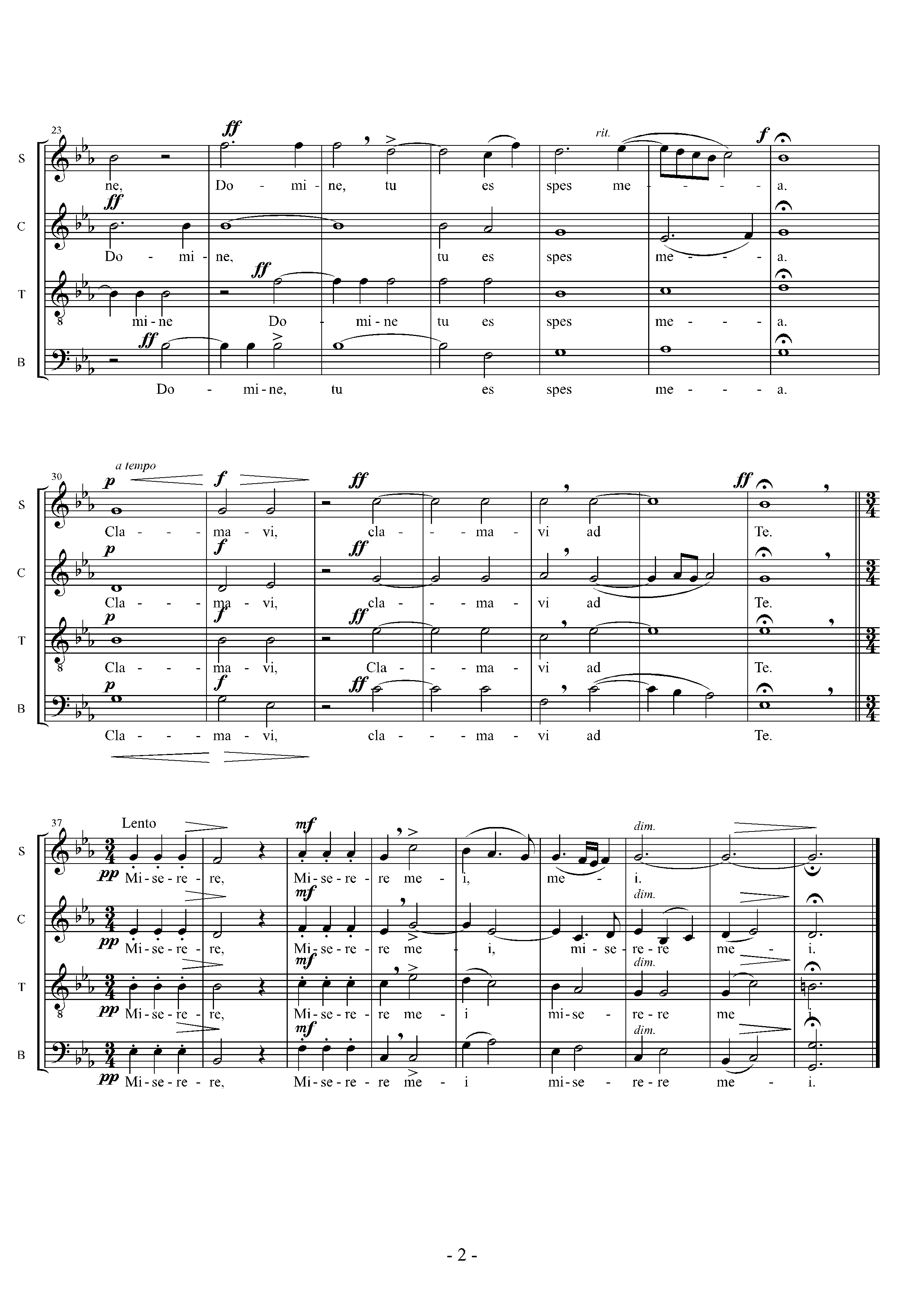 Page 2 de O Jesu Christe