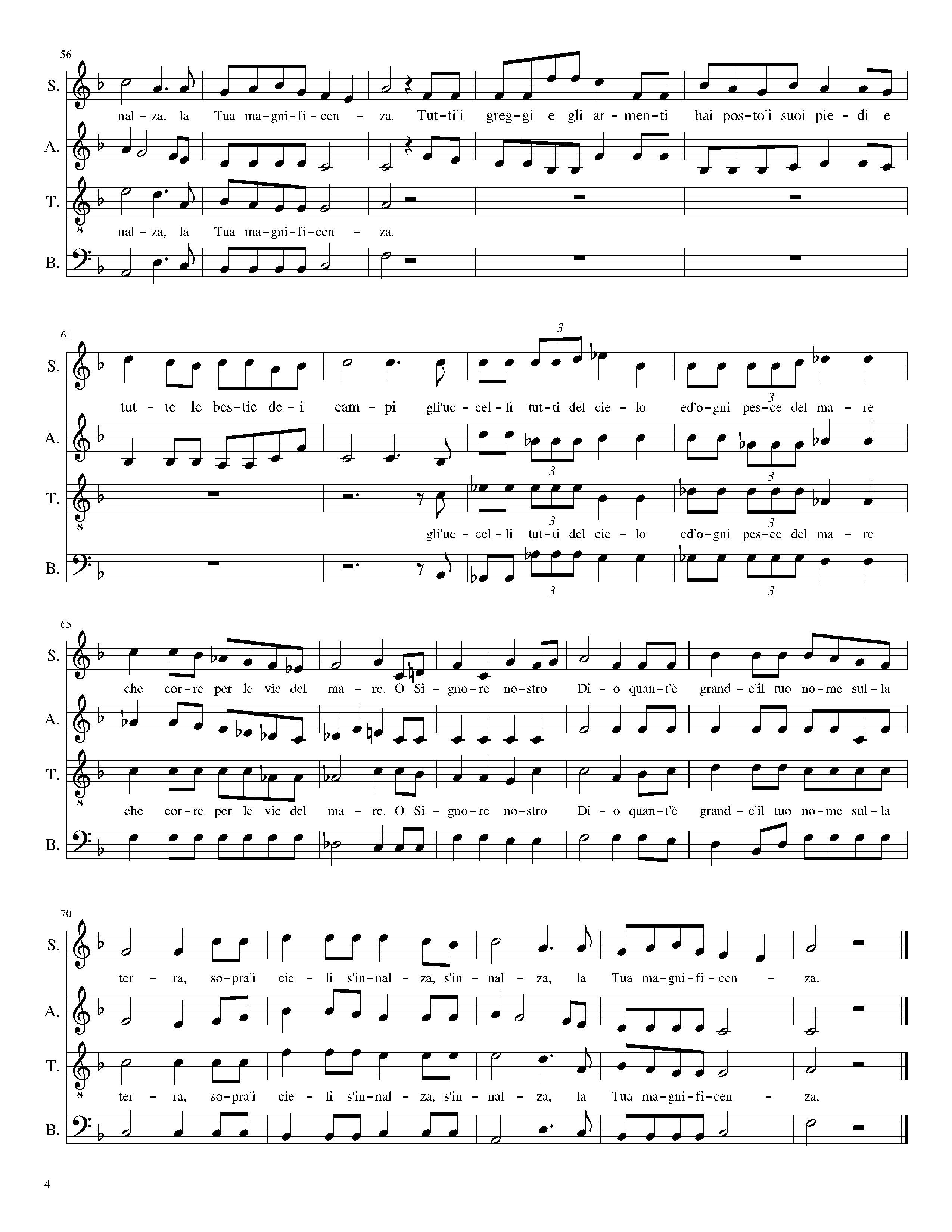 Page 4 de O Signore Nostro Dio