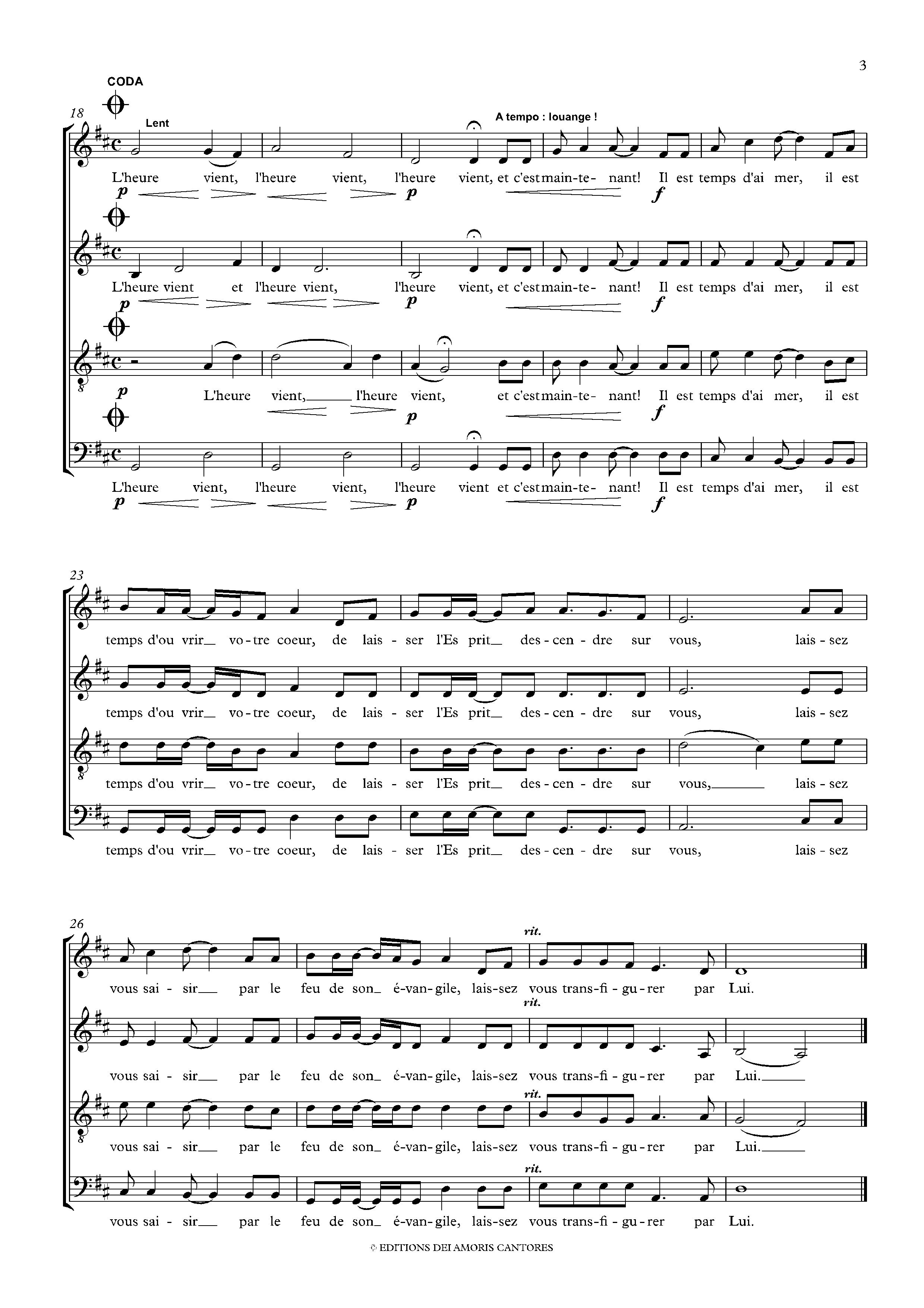 Page 3 de Ouvrez votre cœur