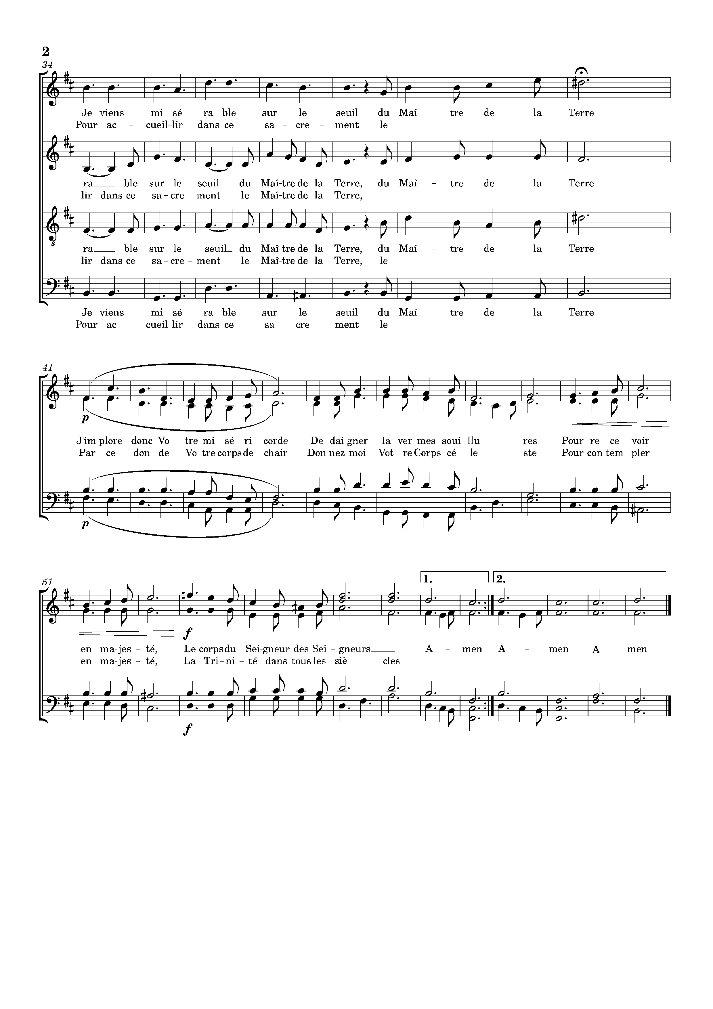 Page 2 de Prière de Saint Thomas d'Aquin