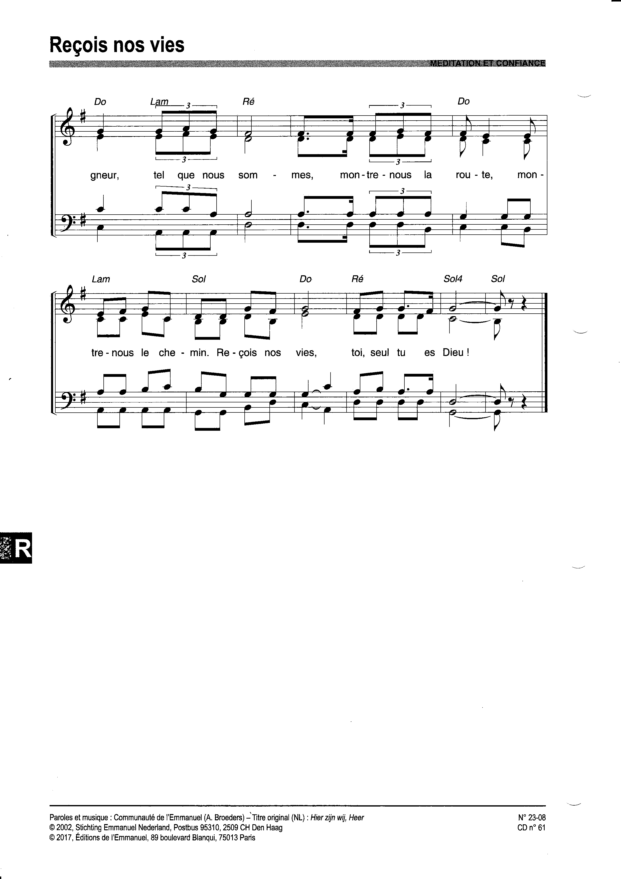 Page 2 de Reçois nos vies