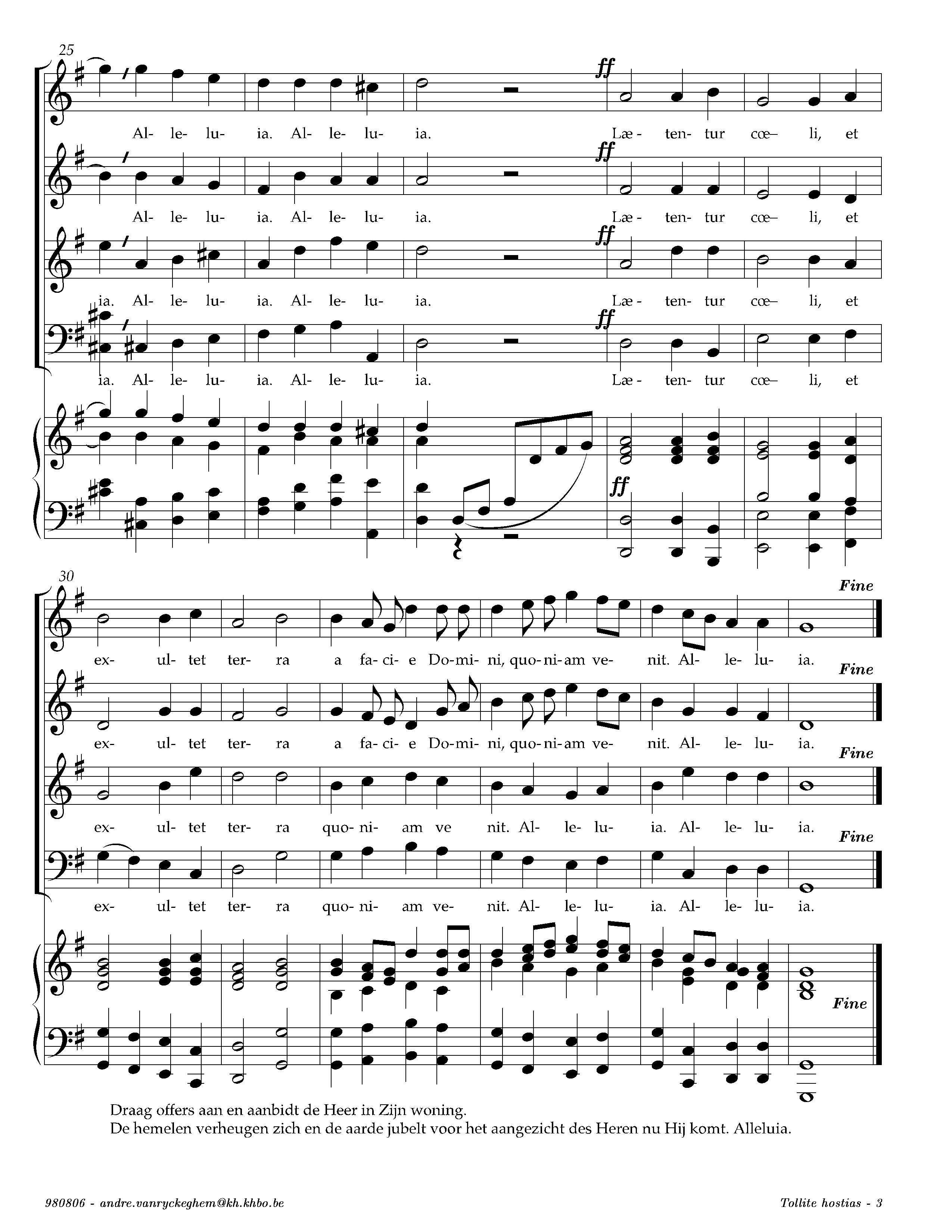 Page 3 de Tollite hostias