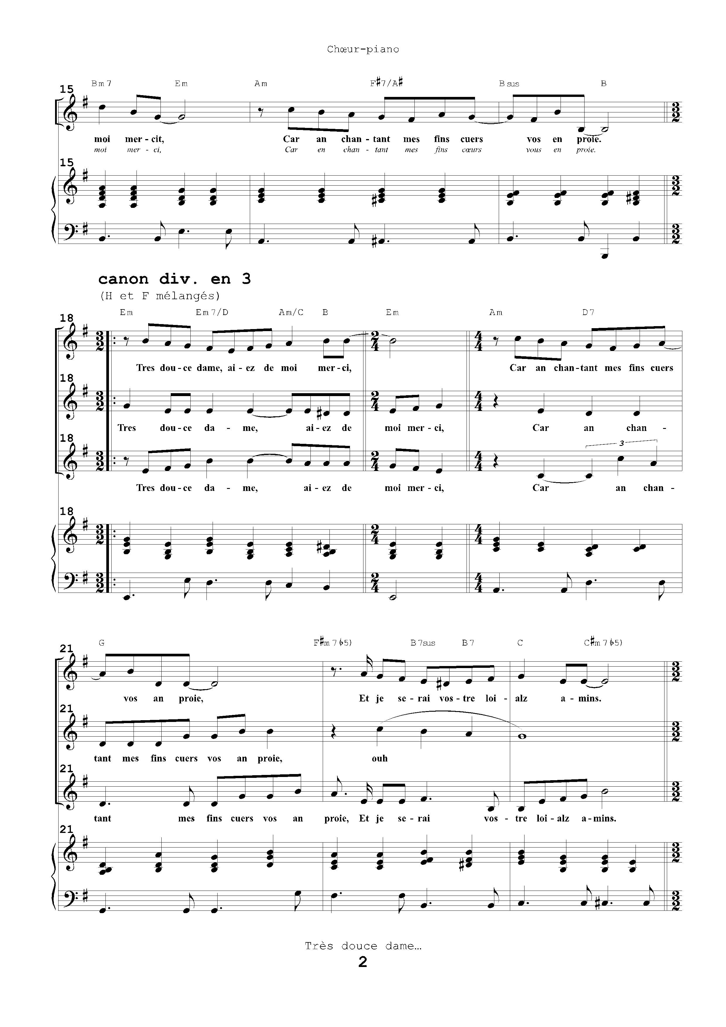 Page 2 de Très douce Dame