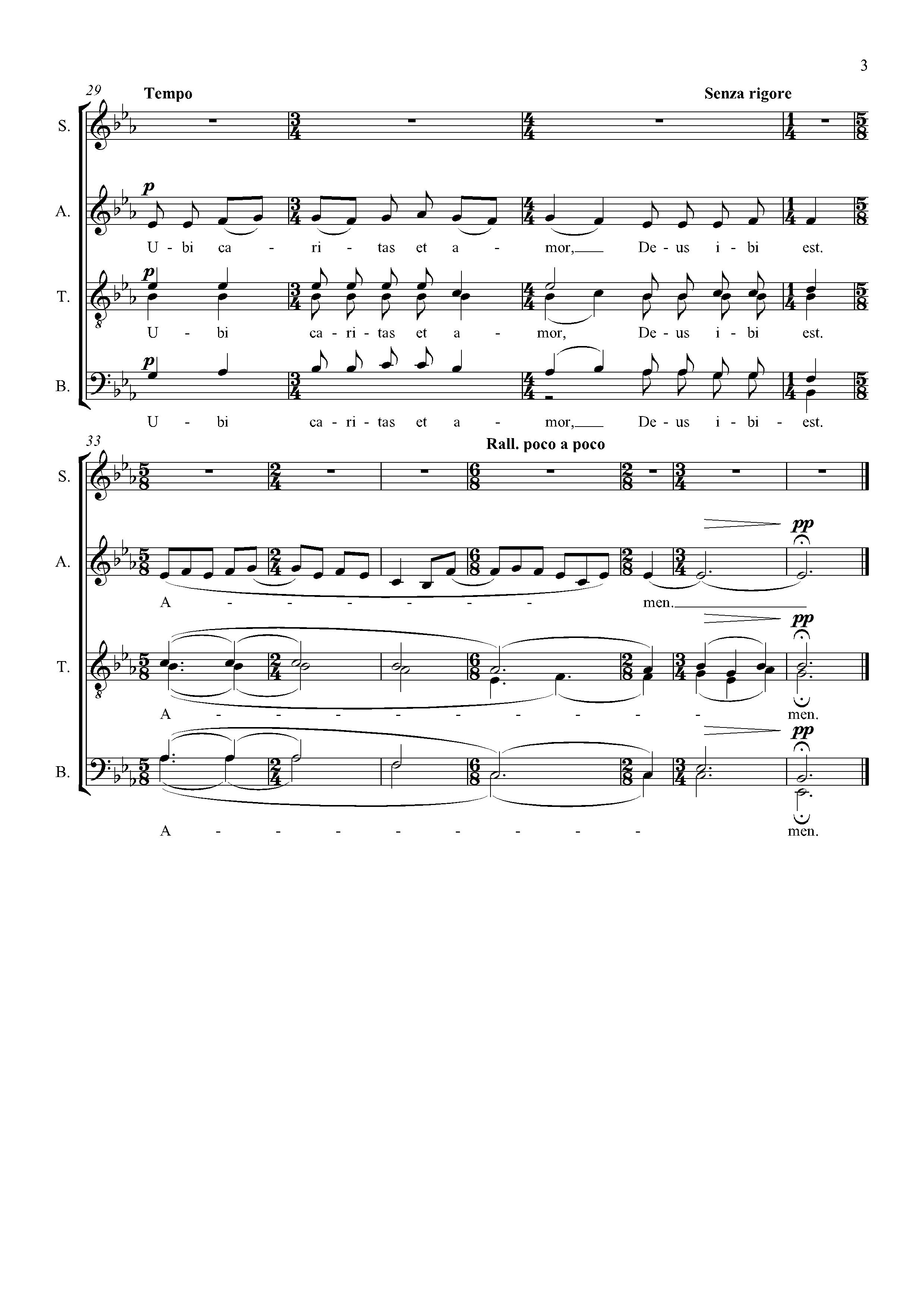 Page 3 de Ubi caritas