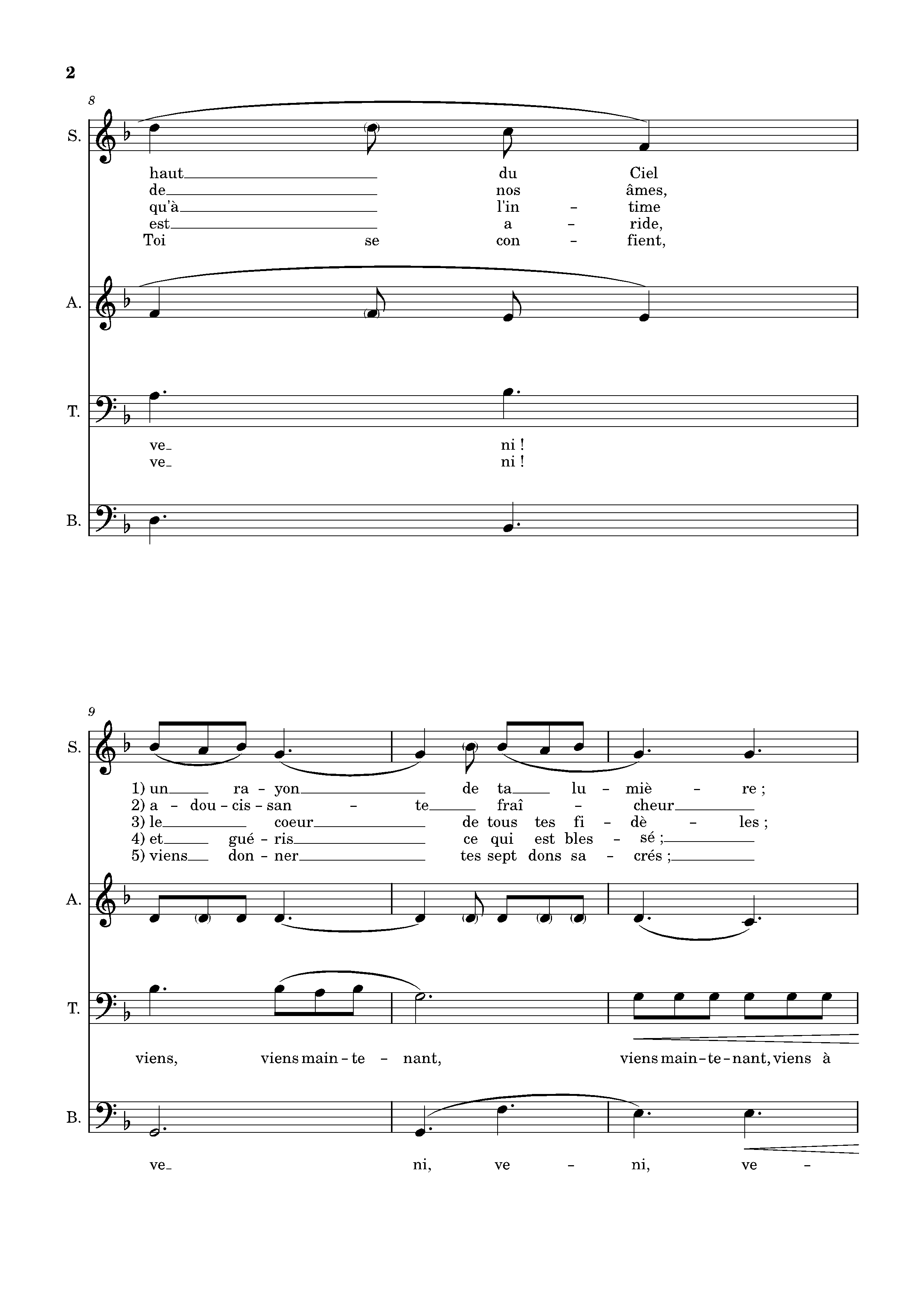 Page 2 de Veni Sancte Spiritus