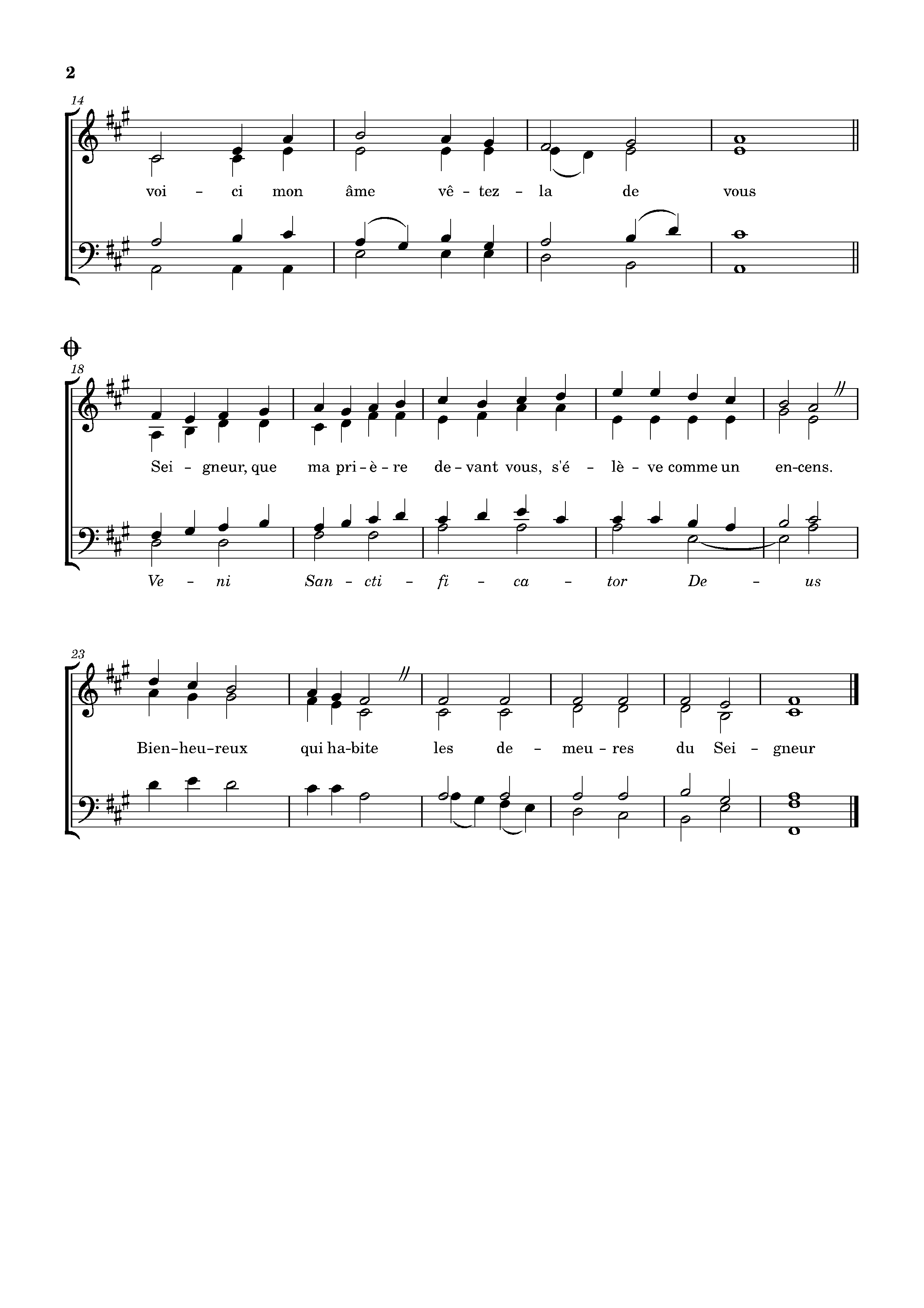 Page 2 de Voici mon âme